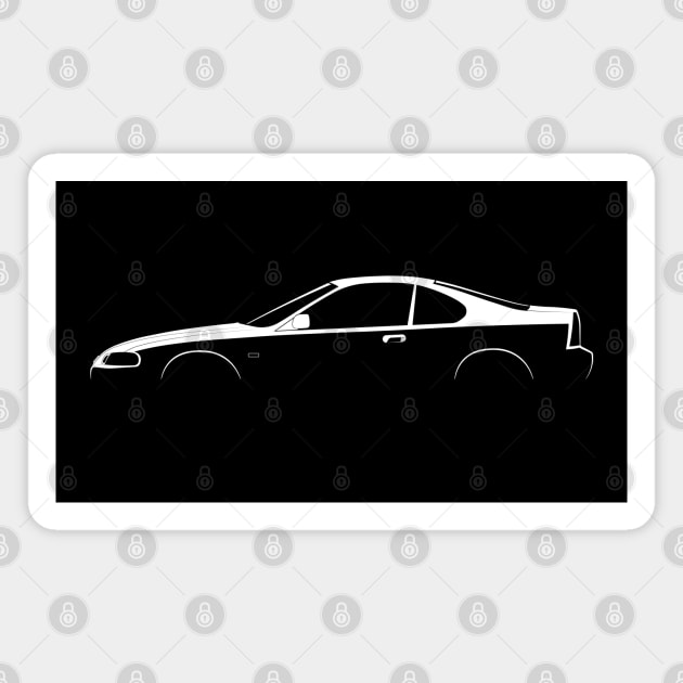 Honda Prelude BA8 Silhouette Honda Prelude Magnet TeePublic
